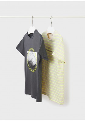 Set camisetas manga corta "vacation" para niño de Mayoral modelo6005
