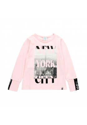 Boboli Camiseta Niña manga larga de punto "new york"