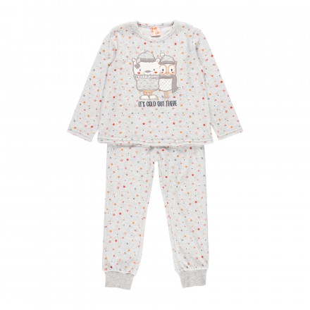 Boboli Pijama terciopelo de niña - orgánico