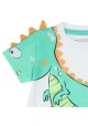 Camiseta manga corta punto liso BOBOLI de bebé niño "dragon"