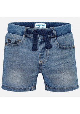 Pantalón corto MAYORAL bebe niño tejana patente basica
