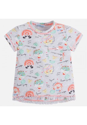 Camiseta manga corta MAYORAL niña estampado dulces