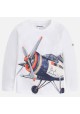 Camiseta manga larga MAYORAL niño "smart airplane"