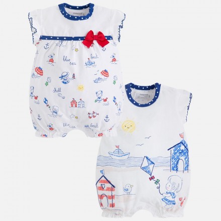 Set 2 pijamas cortos MAYORAL bebe niña