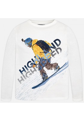 Camiseta manga larga snowboard MAYORAL niño