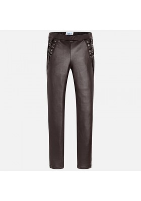 Pantalón largo polipiel Mayoral niña