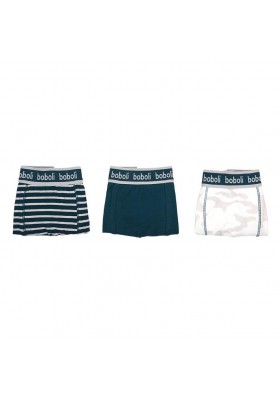 Pack 3 boxers punto de niño BOBOLI
