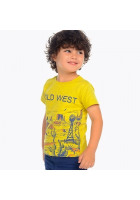 Camiseta manga corta "west" Mayoral niño