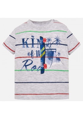 Camiseta manga corta rayas fantasia Mayoral bebe niño