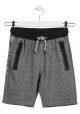 Bermuda de color gris con cintura de color negro para chico Losan 913-6026
