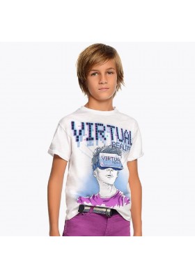 Camiseta manga corta "virtual" Mayoral niño modelo 6040