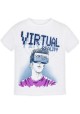 Camiseta manga corta "virtual" Mayoral niño modelo 6040