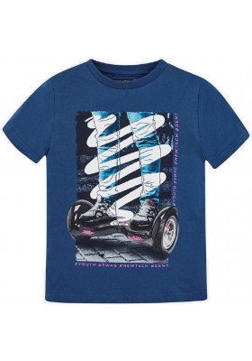 Camiseta manga corta "hoverboard" Mayoral niño modelo 6039