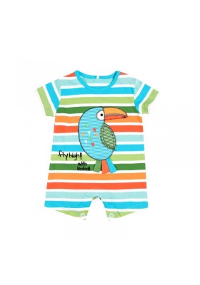 Pelele punto listado de bebé niño BOBOLI