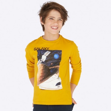 Camiseta manga larga "galaxy" de Mayoral para niño modelo 7028
