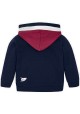 Pullover capucha tricolor de Mayoral para niño modelo 4431