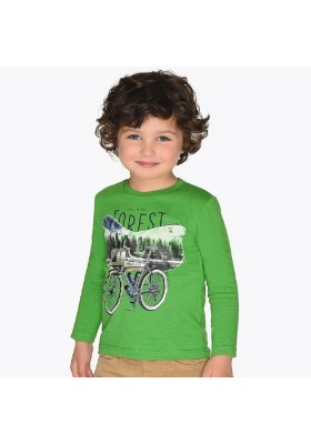 Camiseta manga larga "bicicleta" de Mayoral para niño modelo 4032