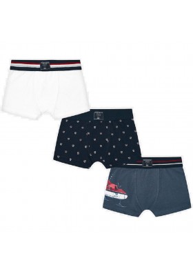 Set 3 boxers lisos/estampado de Mayoral para niño modelo 10656