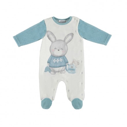 Pijama tundosado serigrafiado de MAYORAL para bebe niño modelo 2725