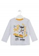camiseta de manga larga con print LOSAN de niño modelo 925-1007AA