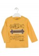 camista de manga larga con print LOSAN de niño modelo 925-1006AA