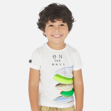 Camiseta manga corta tablas de MAYORAL para niño modelo 3067