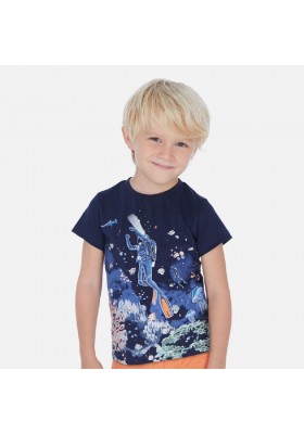 Camiseta manga corta "glow in dark" de MAYORAL para niño modelo 3069