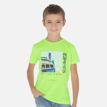 Camiseta manga corta "on the road" de MAYORAL para niño modelo 6068