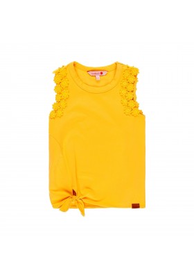 Camiseta manga corta punto elástico de niña BOBOLI modelo 409047