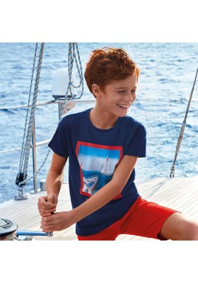 Camiseta manga corta "powerboat" de MAYORAL para niño modelo 6055