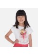 Camiseta manga corta grafica de MAYORAL para niña modelo 6002