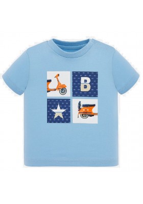 Camiseta manga corta moto de MAYORAL para bebe niño modelo 1052