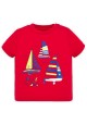Camiseta manga corta regata de MAYORAL para bebe niño modelo 1045
